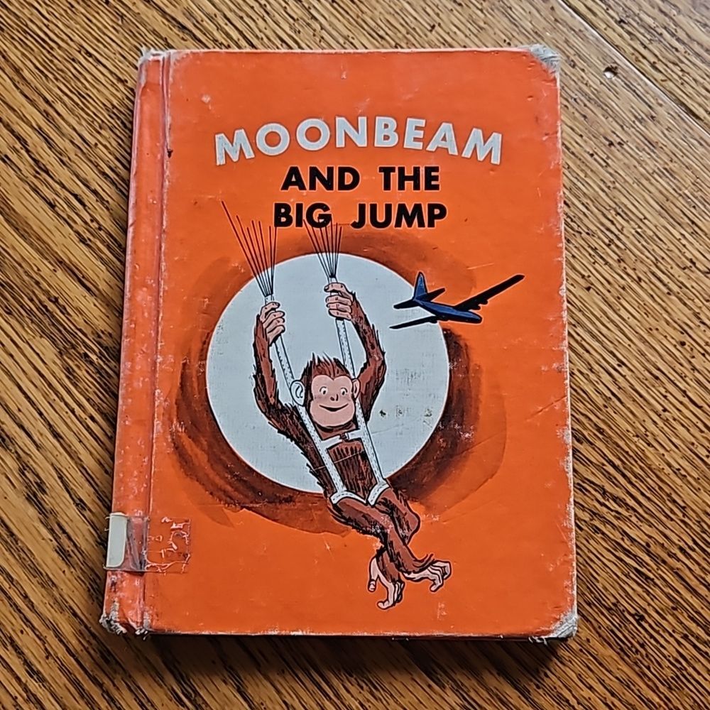 Moonbeam and the Big Jump Wassermann 1969 Vintage Children Hardcover‎ Book